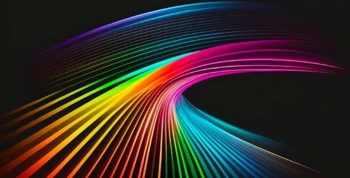 Abstract blue shapes