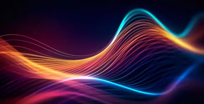 Abstract purple shapes